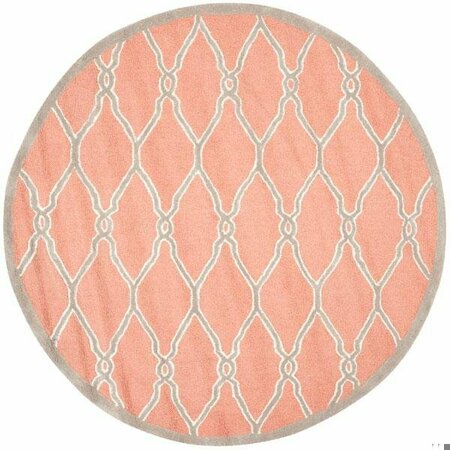 Safavieh Cambridge Hand Tufted Accent Rug- Coral - Ivory- 2 x 3 ft. CAM352W-2